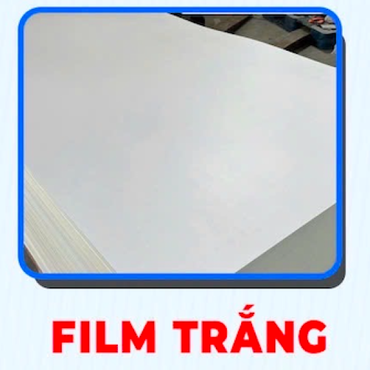 Tấm hậu tủ PVC - FILM TRẮNG